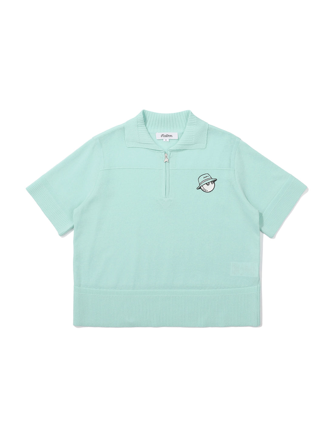 Malbon MESH BURKET KNIT TOP-Mint