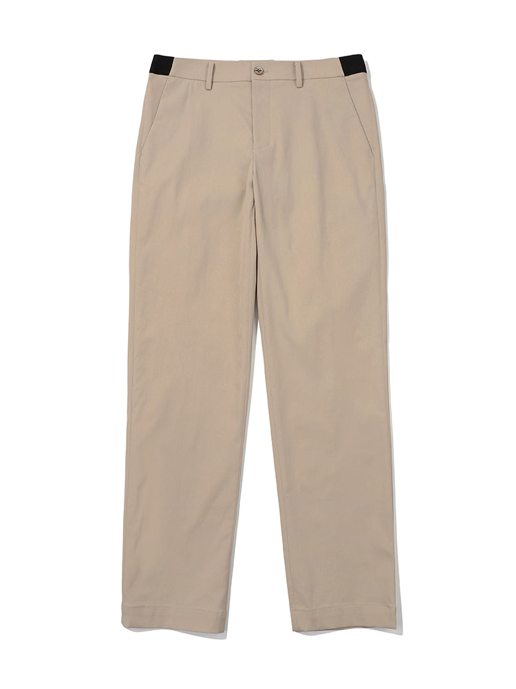 Malbon BASIC STRAIGHT FIT PANTS-Beige