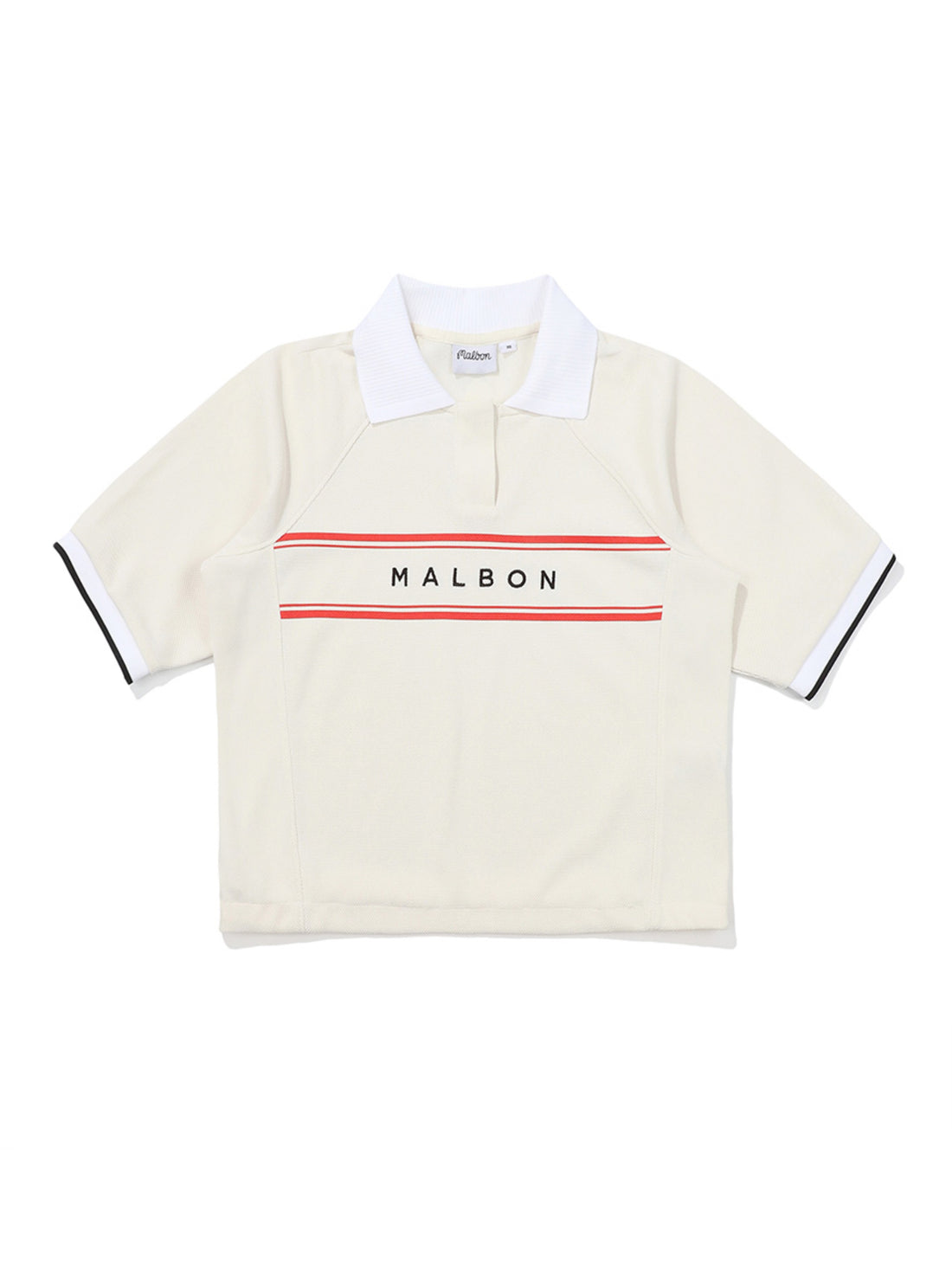 Malbon CROP T-SHIRT-Cream