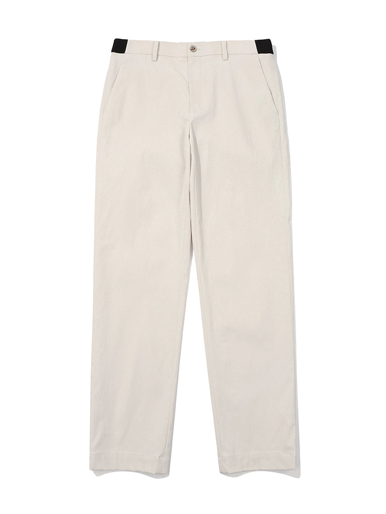 Malbon PLAYER TECH STRAIGHT PANTS-Cream