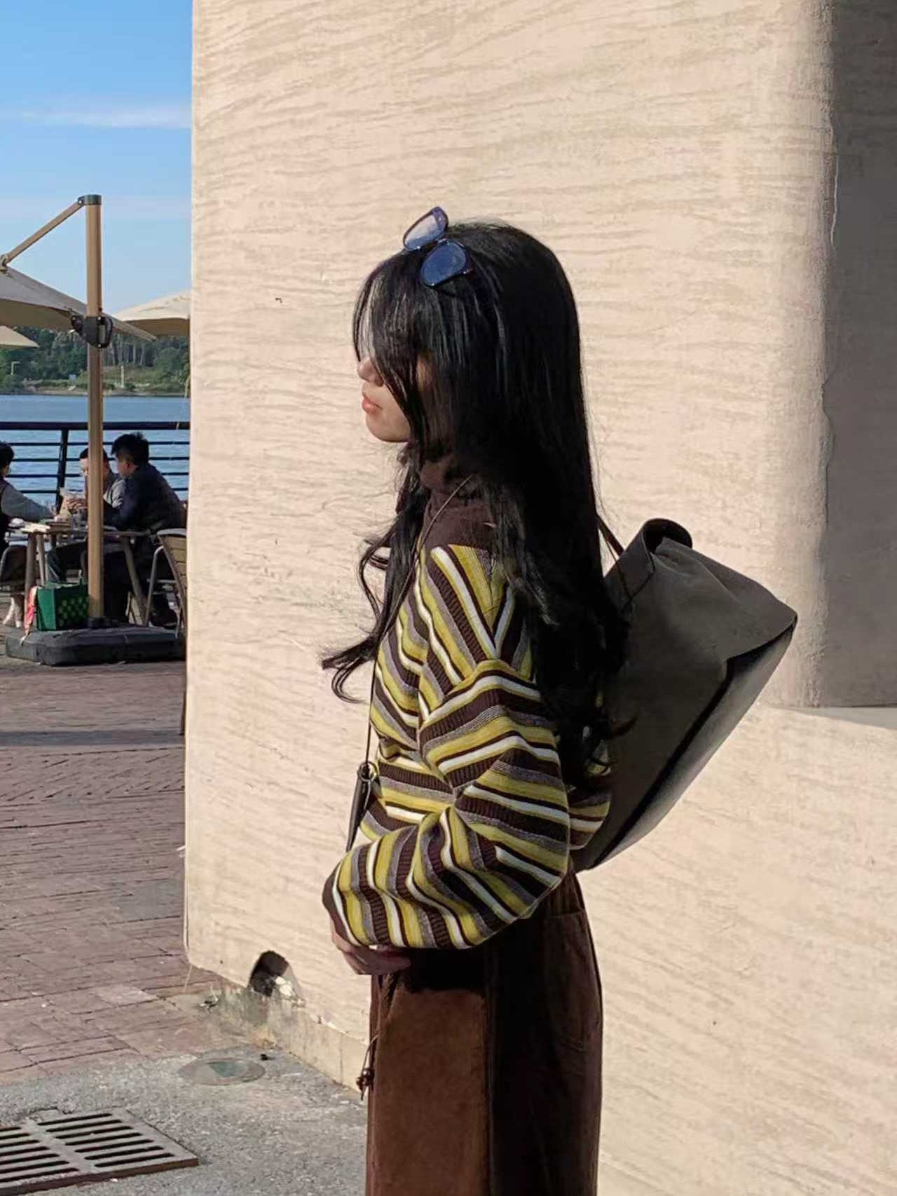 SCENARIO 3-Pieces Knit Top-Yellow Color