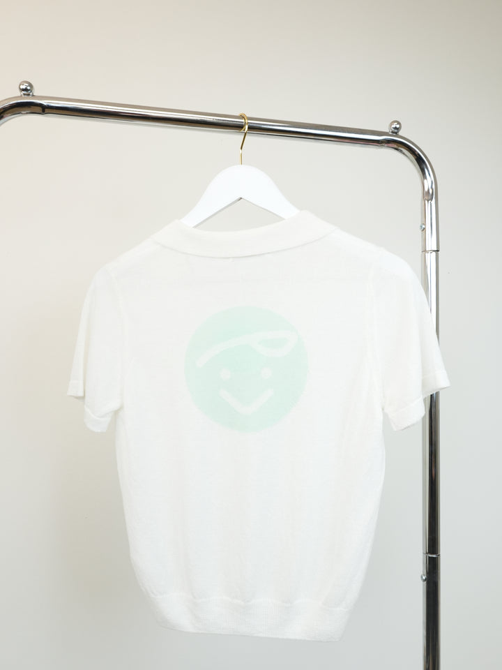 Piv'vee Knit Top-Cloud White