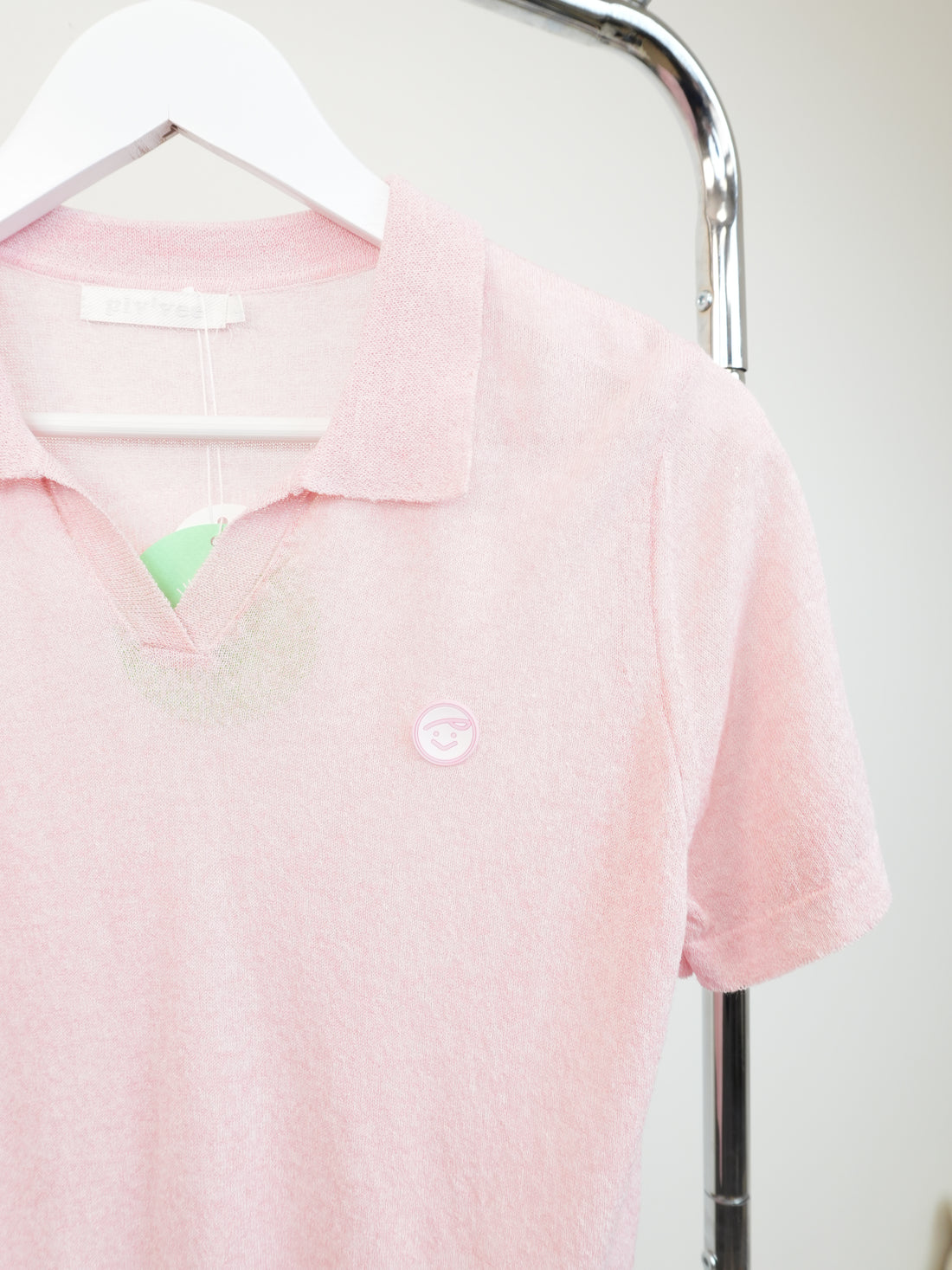 Piv'vee Knit Top-Bubble Pink