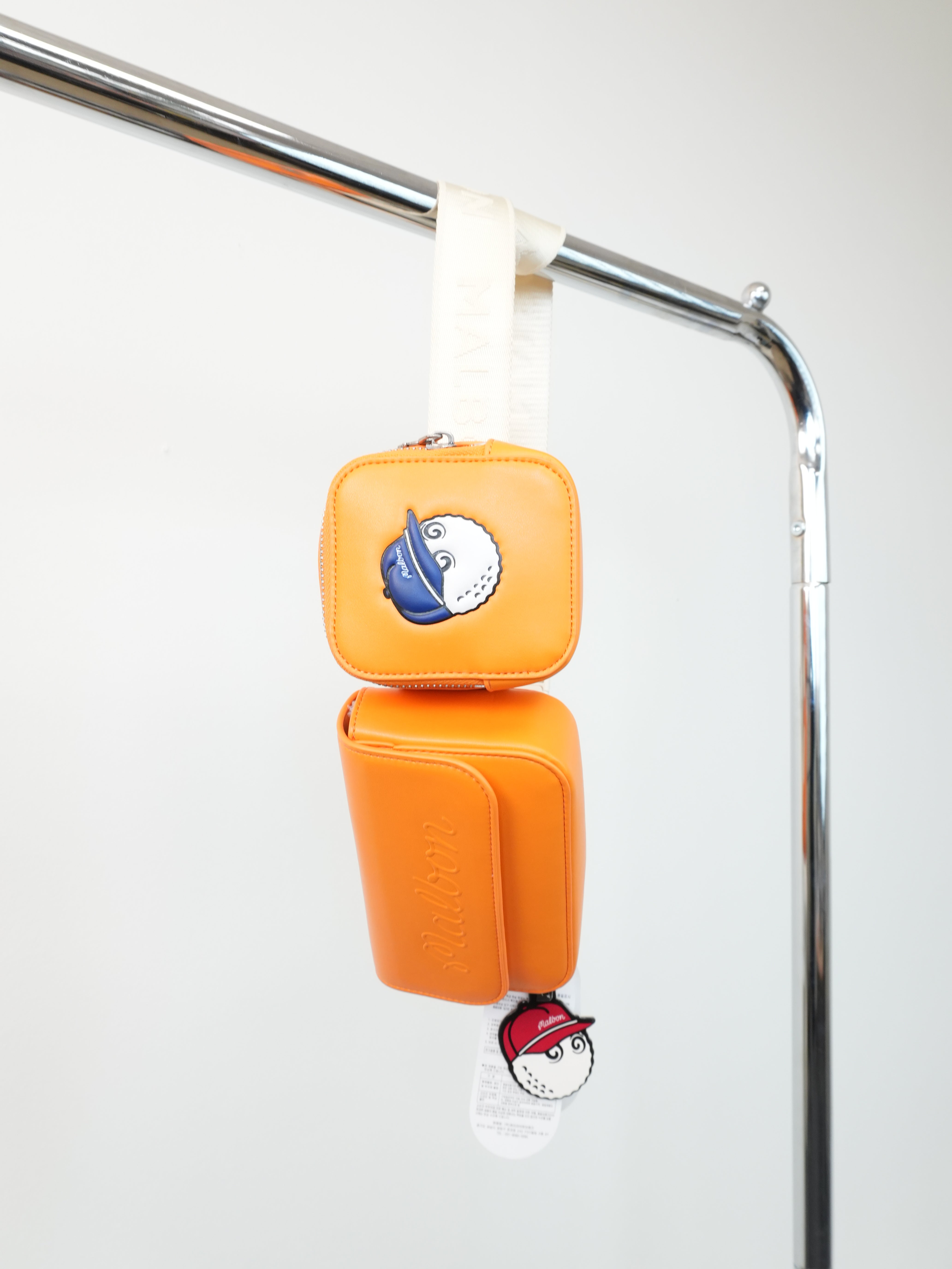 Malbon TWO POCHET WAST BAG-Orange