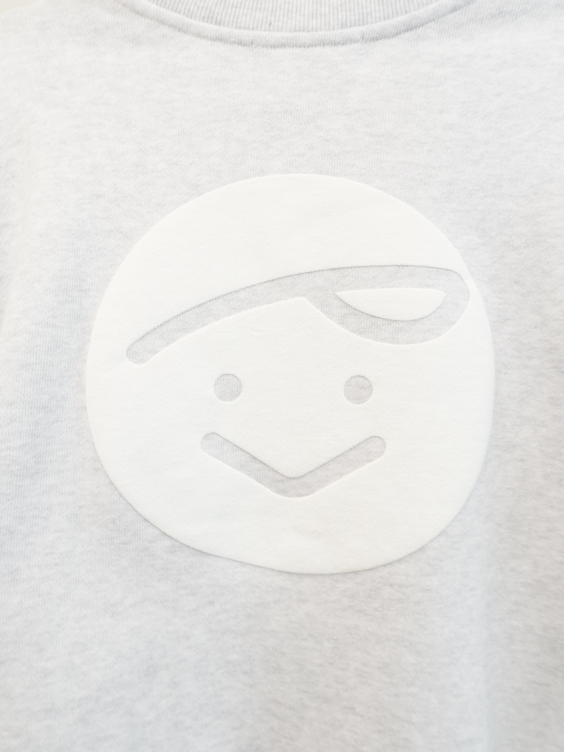 Piv'vee Basic Giant Sweatshirt-Snow Grey