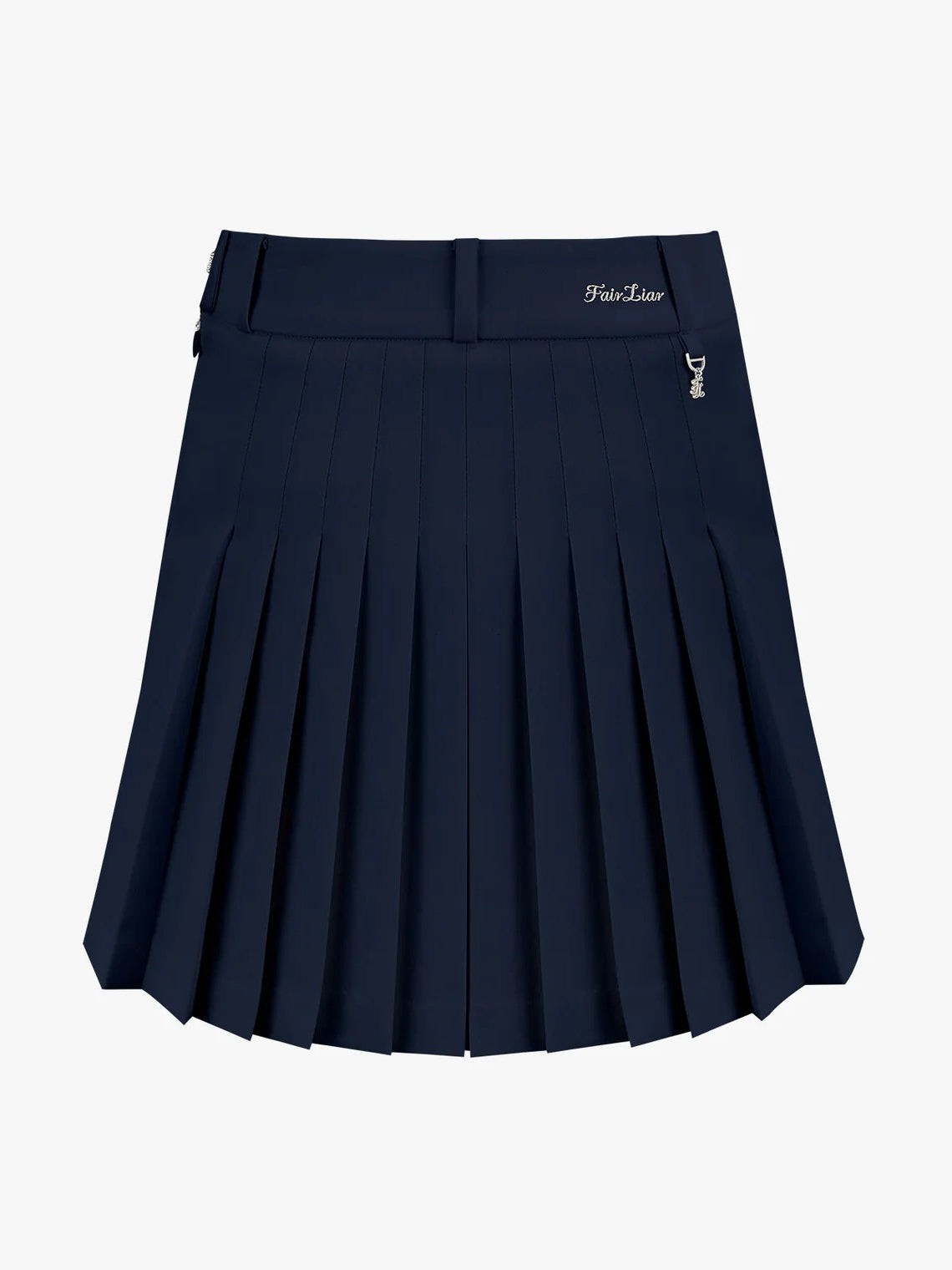 FAIRLIAR Pouch Belt Skirt-Navy