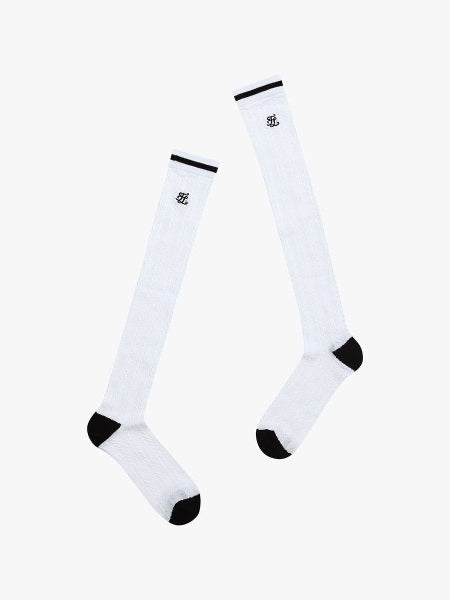 Fairliar Cable Weave Knee Socks-2 Colors