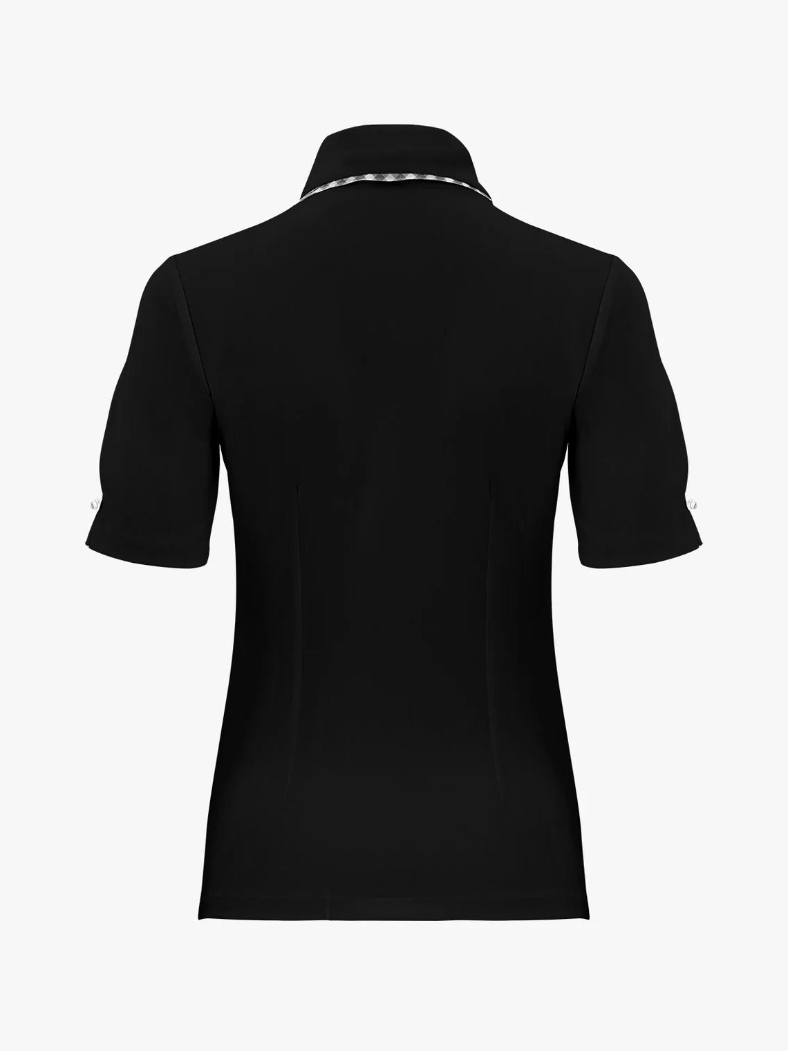 FAIRLIAR Gingham Scarf Set T-Shirt-2 Colors