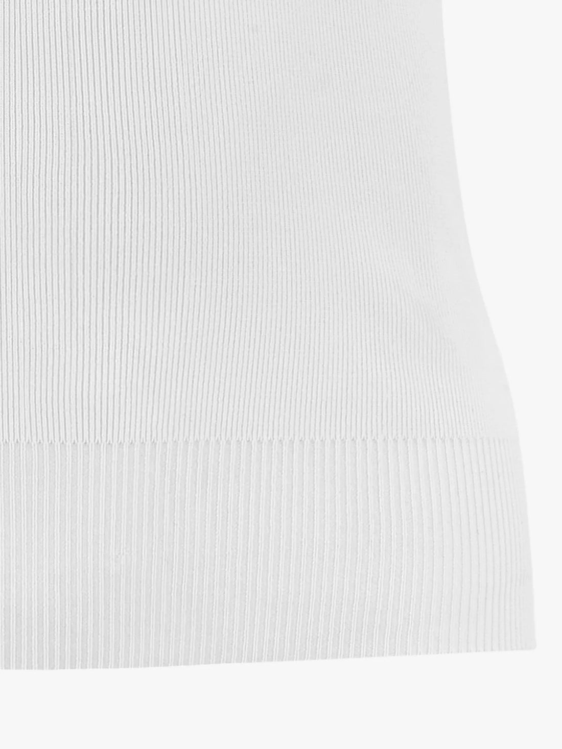 FAIRLIAR  Lace Collar Sleeveless Knit-White