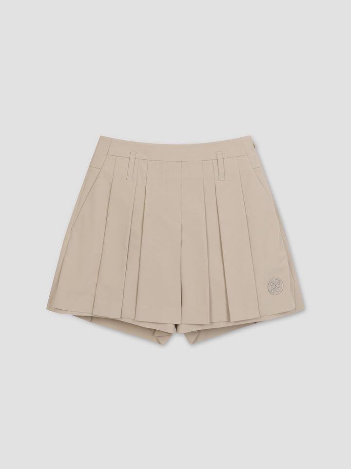 G/FORE PLEATS SHORTS-Beige