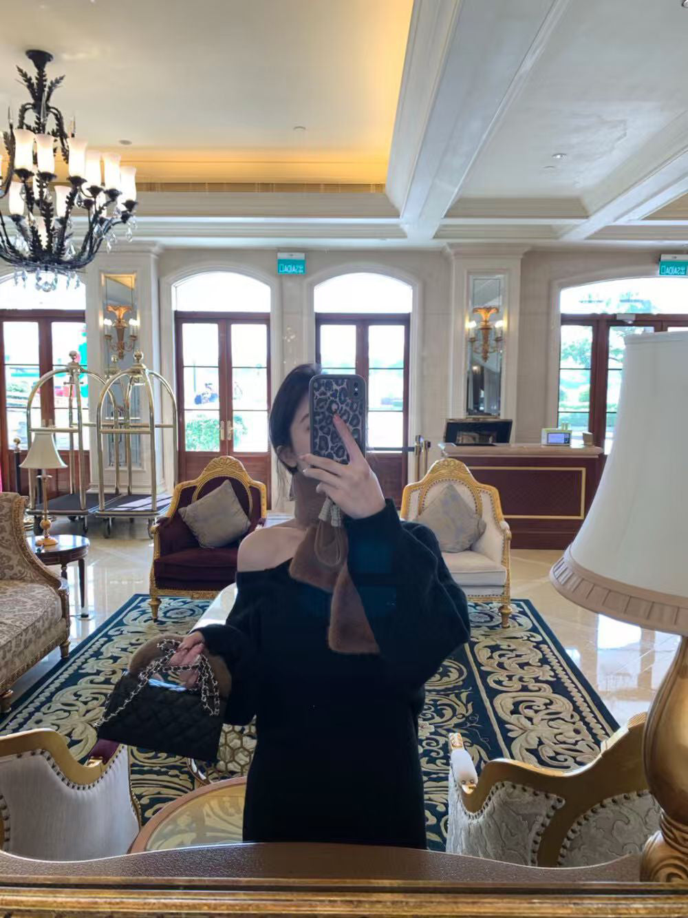 SCENARIO A-Line Knit Dress-Three Colors