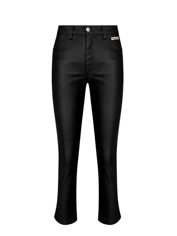 Kandini Stretch Slim Pants-Black