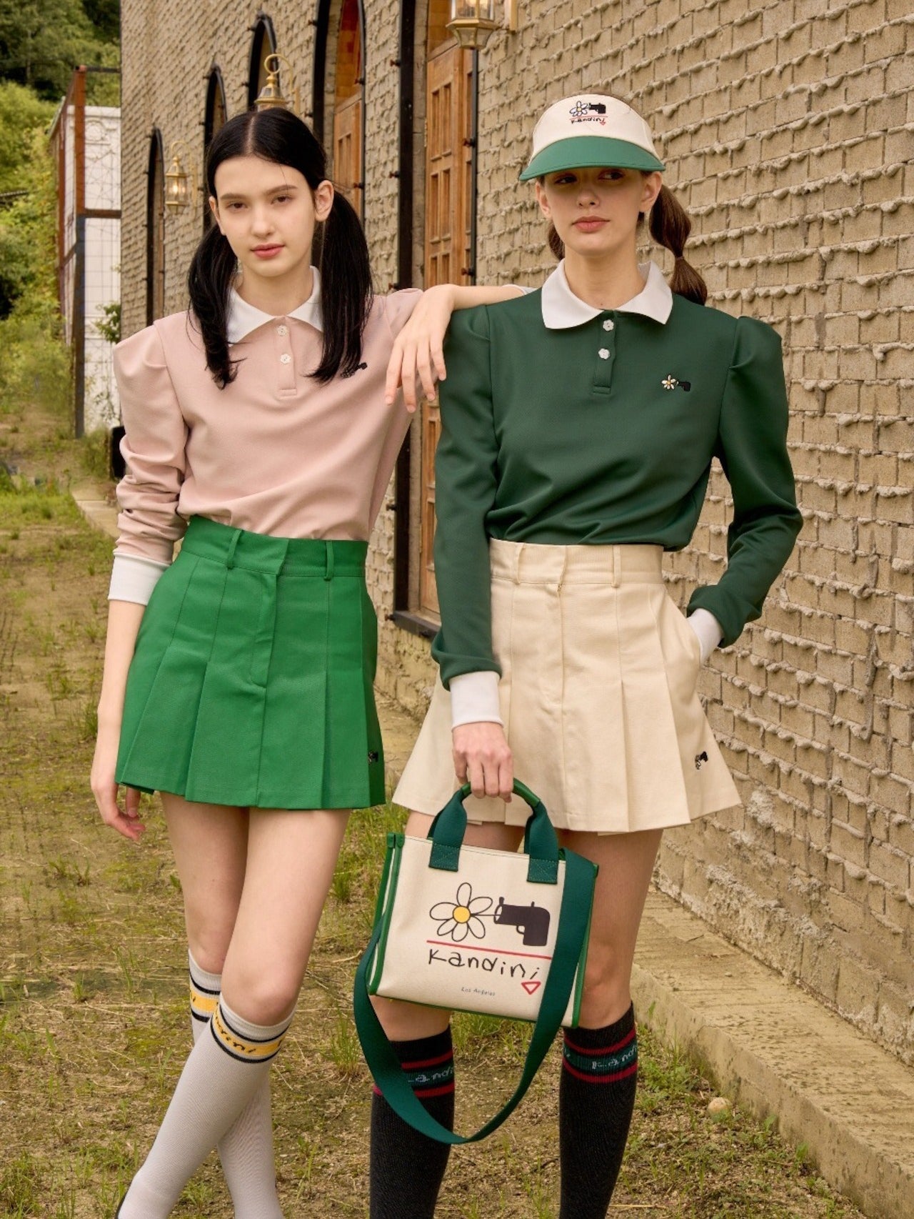 Kandini Coated Skirt-Green