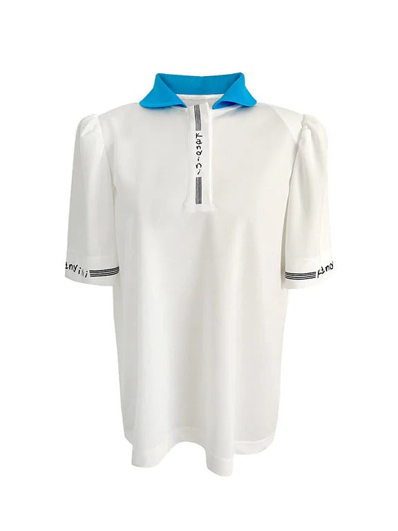 Kandini Color Round Polo Shirt - Blue