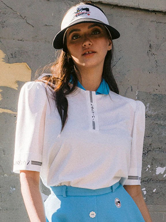 Kandini Color Round Polo Shirt - Blue