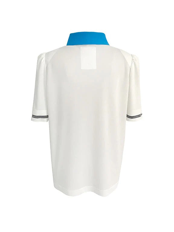 Kandini Color Round Polo Shirt - Blue