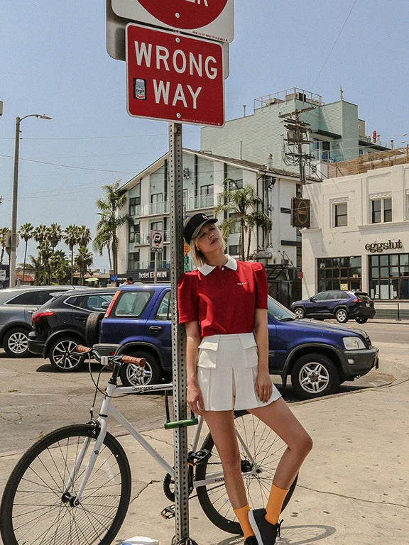 Kandini Pocket Skort-White