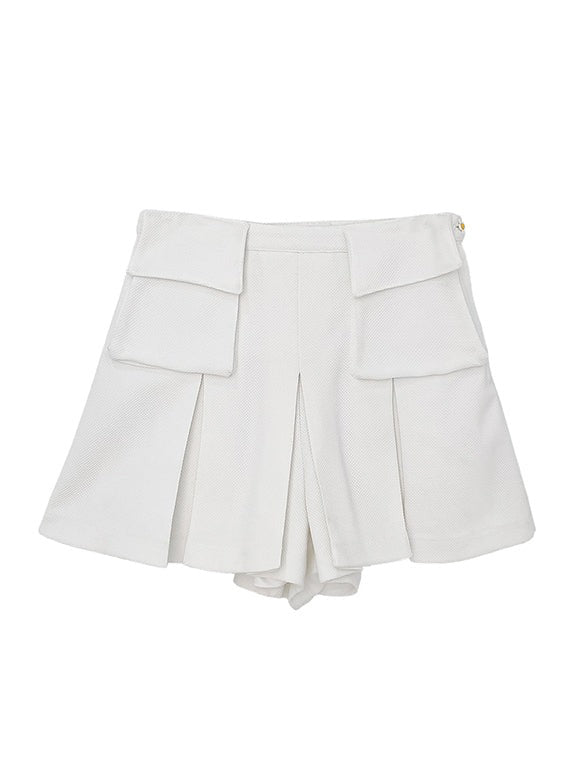 Kandini Pocket Skort-White