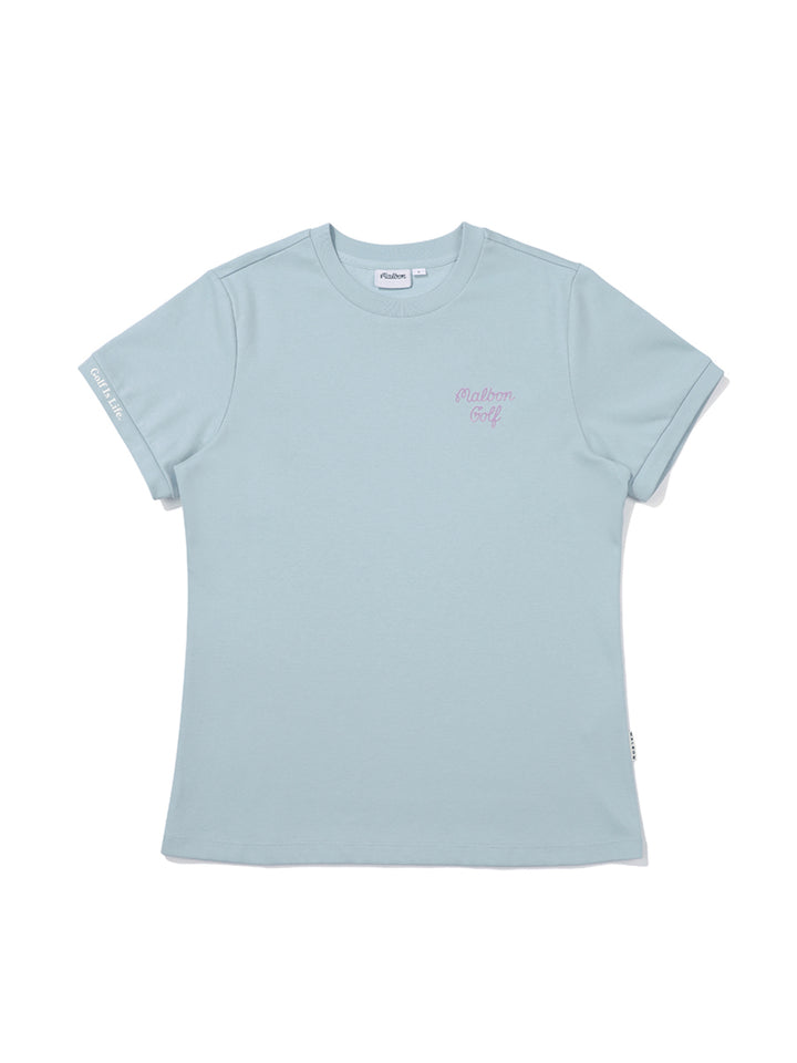 Malbon CLASSIC CP DOUBLE SIDE BURKET ROUND T-SHIRTS-Mint
