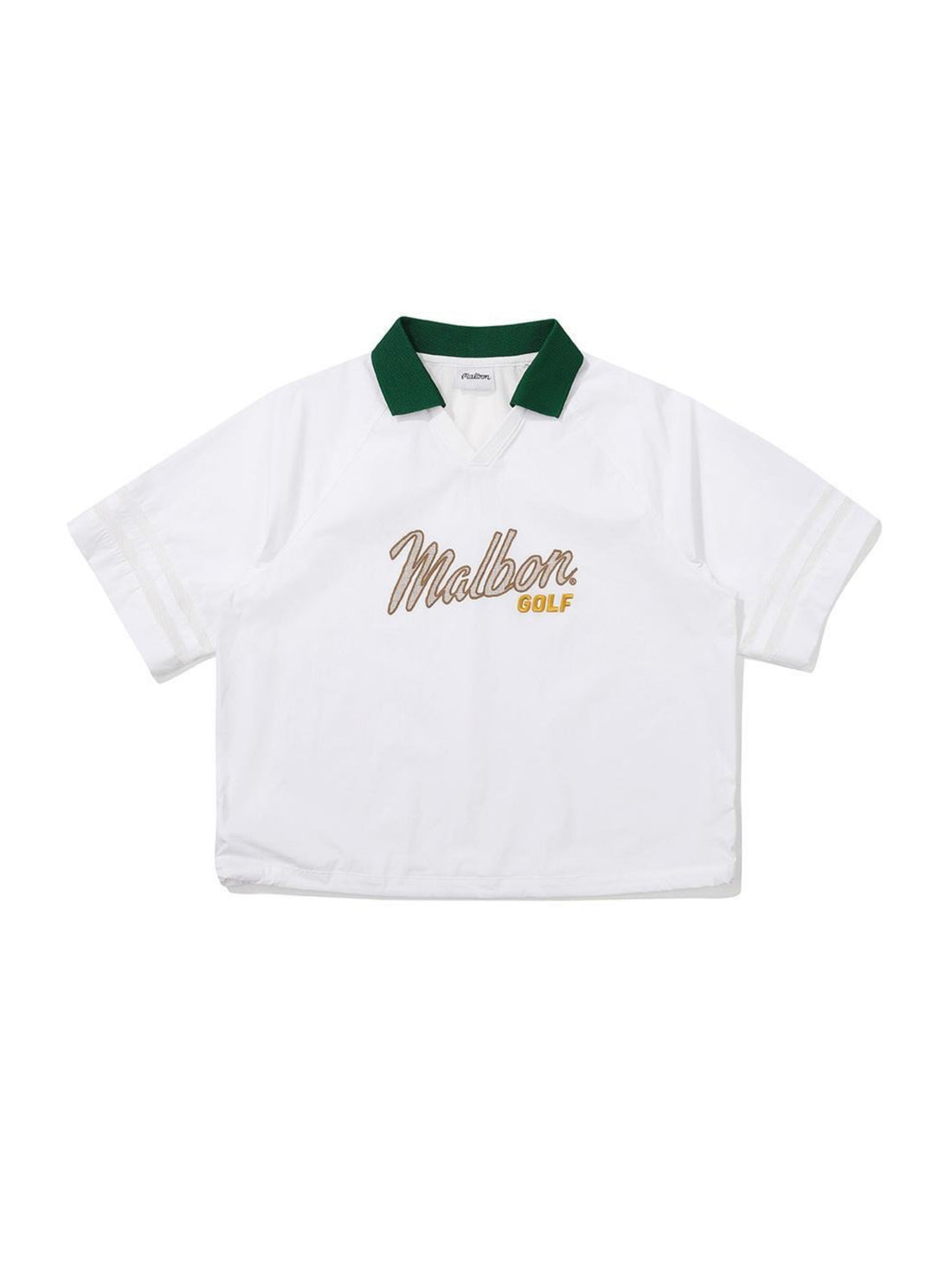 Malbon LOGO POINT SHORT PISTE-White