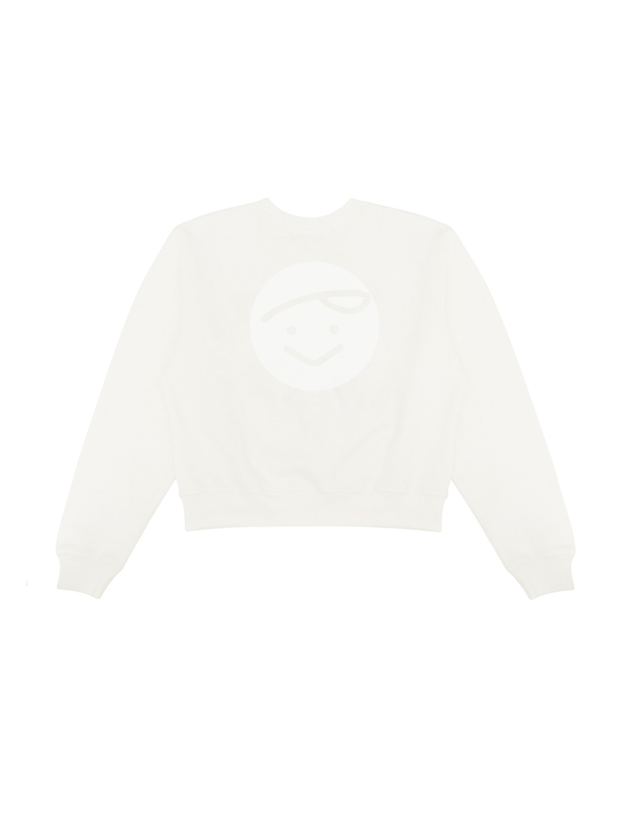Piv'vee Basic Giant Sweatshirt-Cloud White