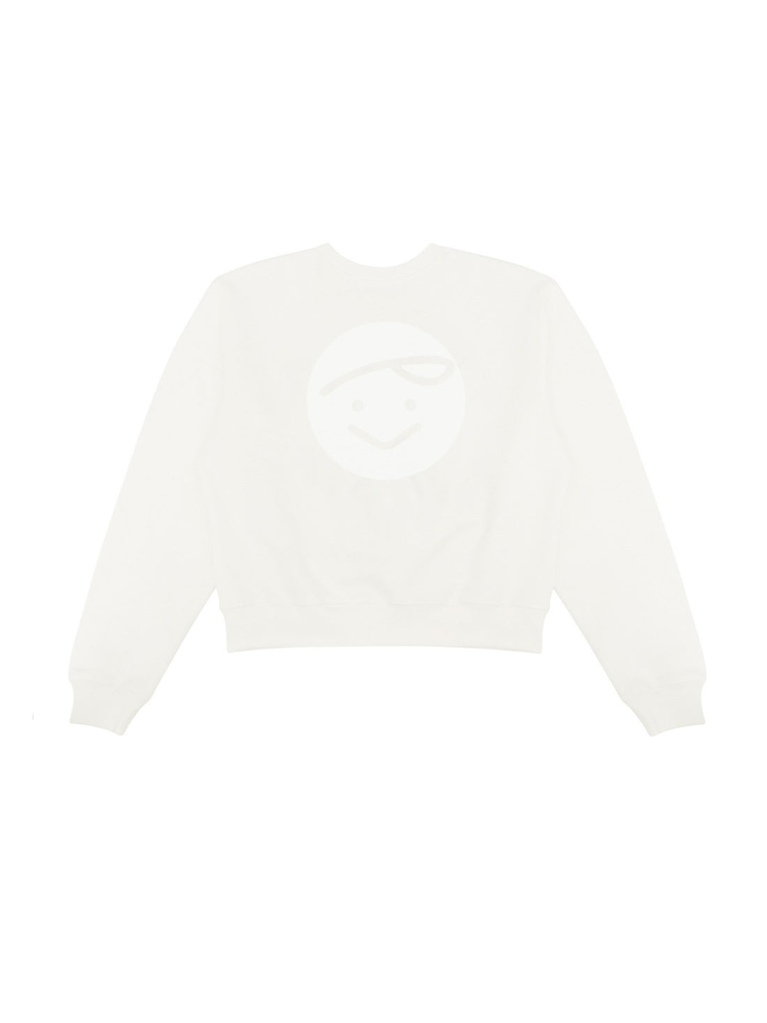 Piv'vee Basic Giant Sweatshirt-Cloud White