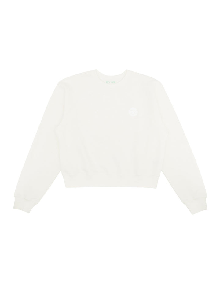 Piv'vee Basic Giant Sweatshirt-Cloud White