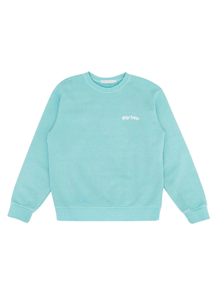 Piv'vee Giant Piv'vee Dyeing Sweatshirt-Mint Blue