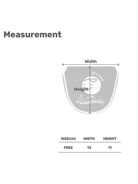 Piv‘vee Caddi'vee Mallet Putter Cover- Ocean Navy