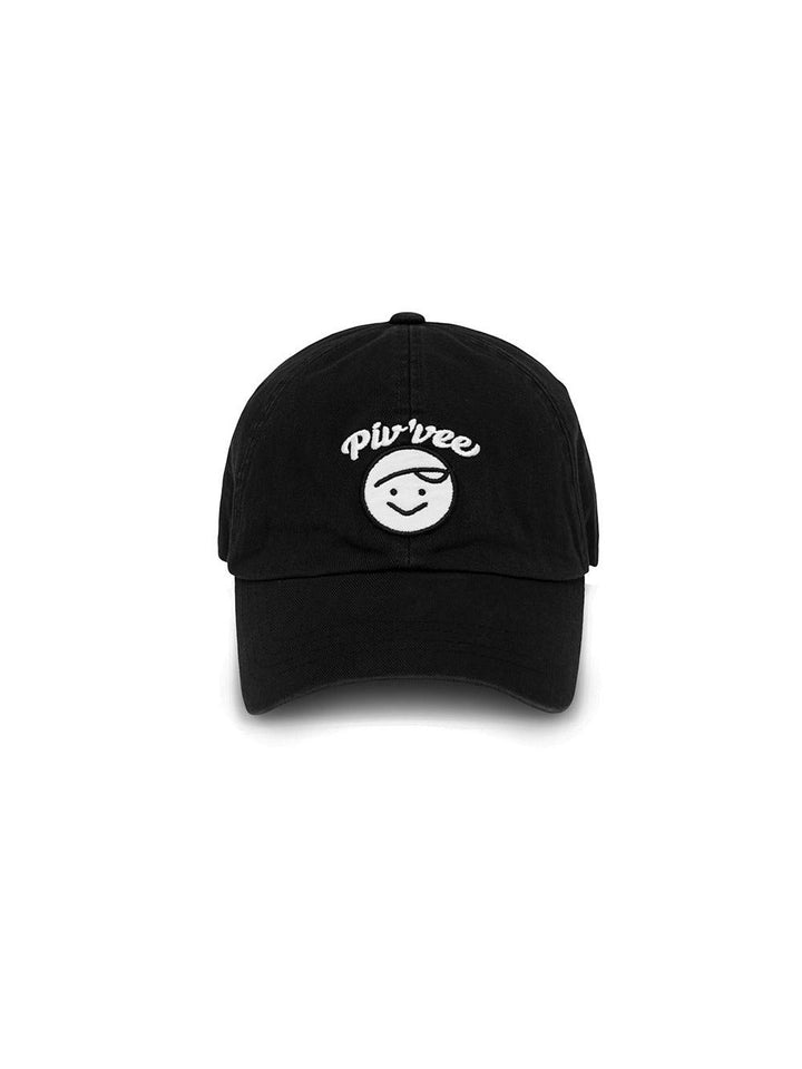 Piv'vee Calivee Applique Ball Cap-Black