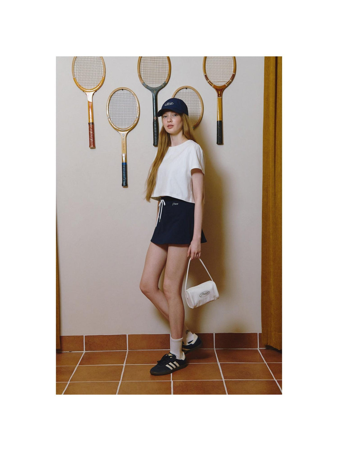 Piv‘vee A Line Sweat Skirt-Black