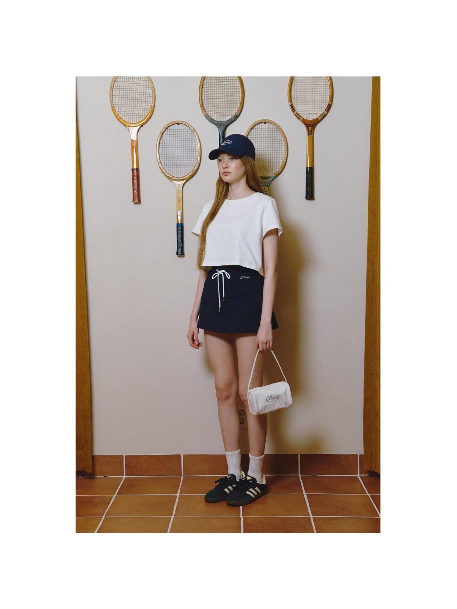 Piv‘vee A Line Sweat Skirt-Black