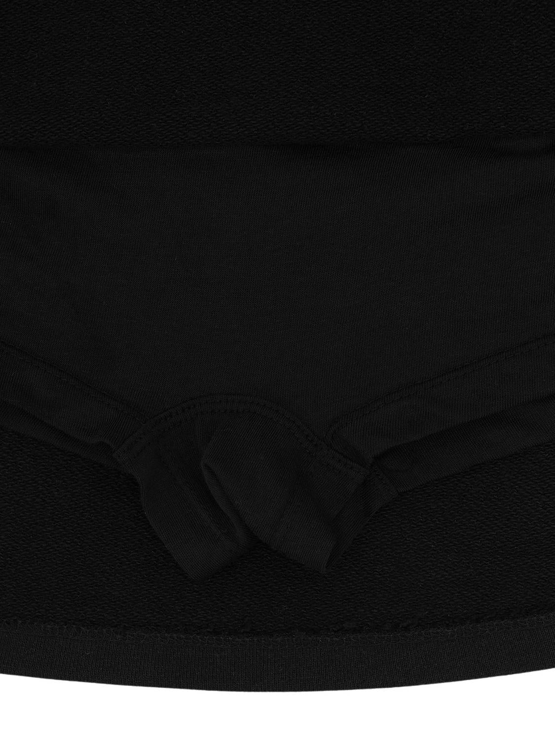 Piv‘vee A Line Sweat Skirt-Black