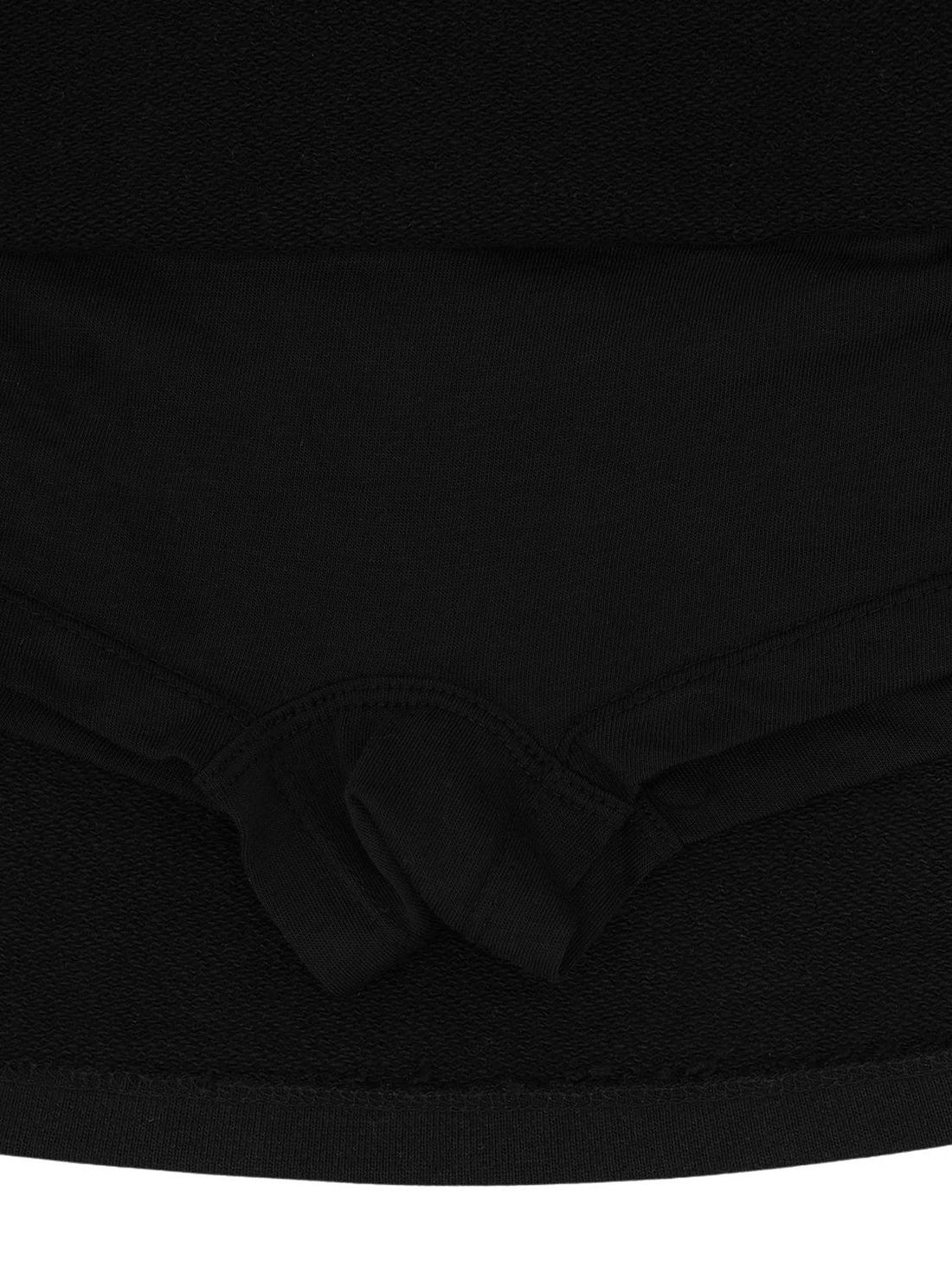 Piv‘vee A Line Sweat Skirt-Black
