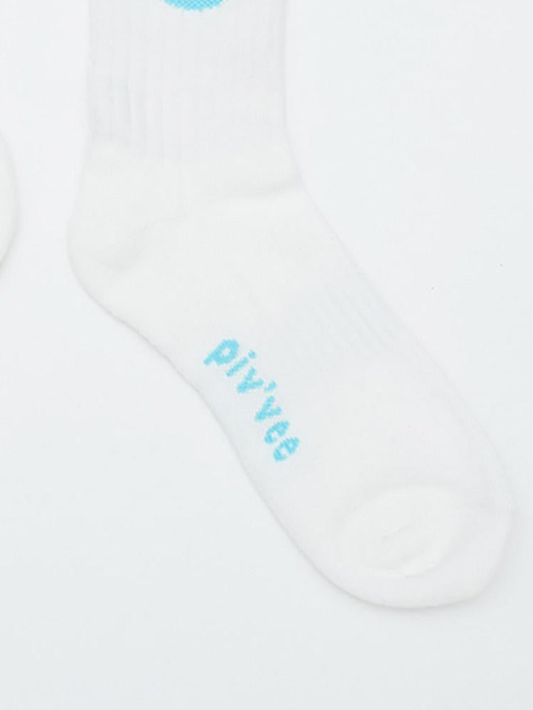 Piv'vee Birdie Socks-Airy Blue