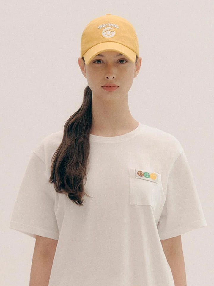 Piv'vee Calivee Applique Ball Cap - Cherry Red