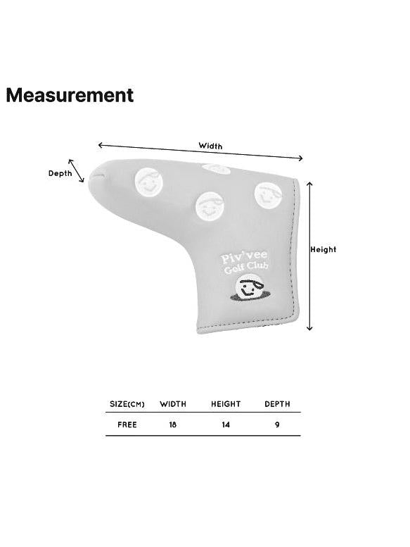 Piv‘vee Gallery Blade Putter Cover - Sunny Yellow