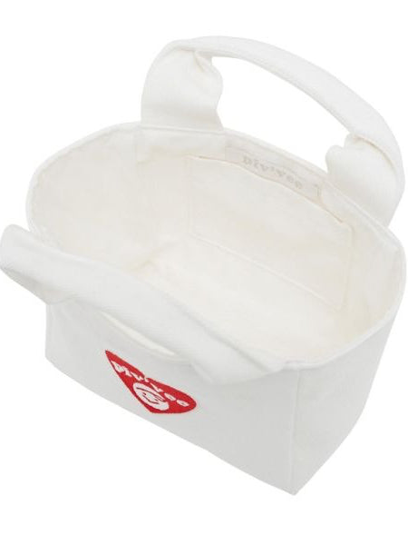 Piv'vee Heart Tote Bag-White