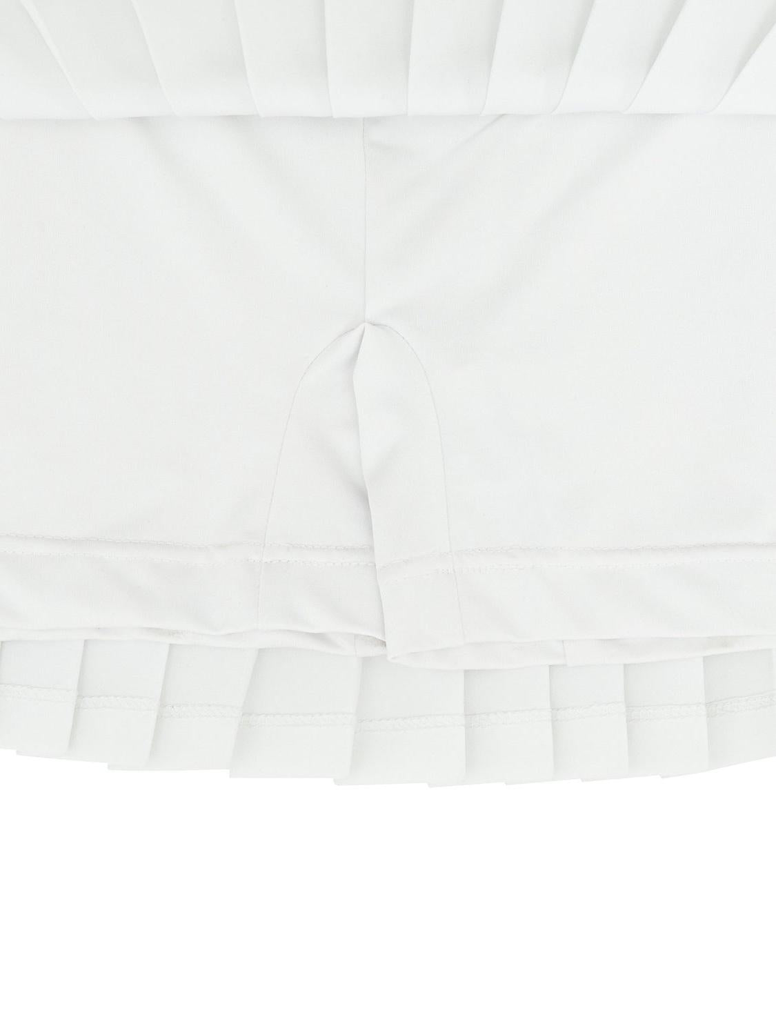 Piv'vee Hybrid Pleated Skirt-Cloud-White