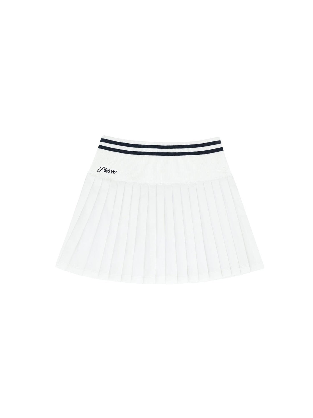Piv'vee Hybrid Pleated Skirt-Cloud-White