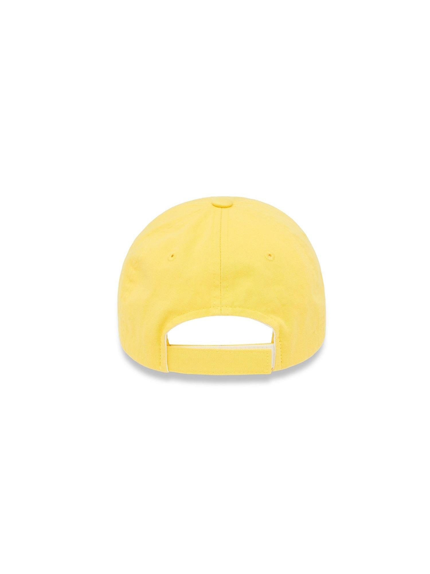 Piv'vee Lettering Ball Cap-Yellow