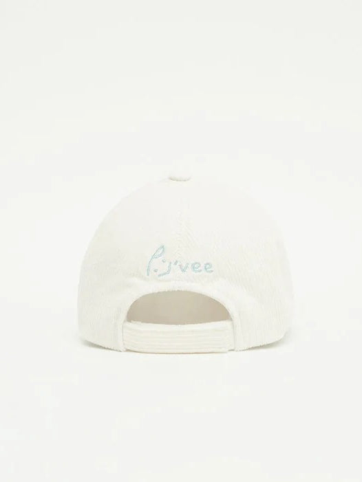 Piv'vee Pigment Corduroy Ball Cap-Sand Beige