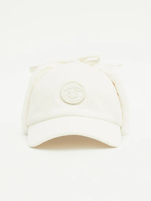 Piv'vee Pigment Corduroy Ball Cap-Sand Beige