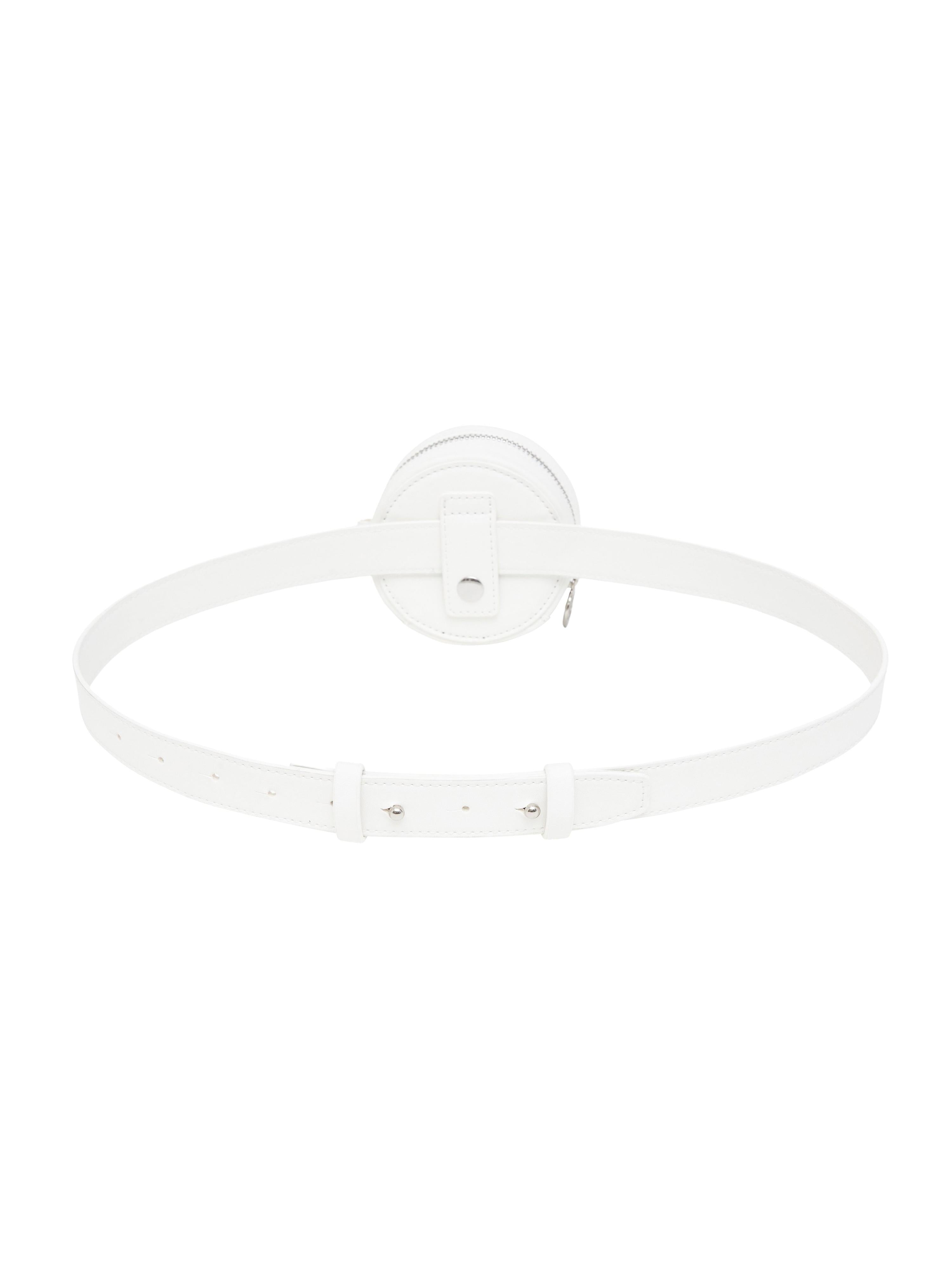 Piv'vee Pouch Bag-White&Sliver