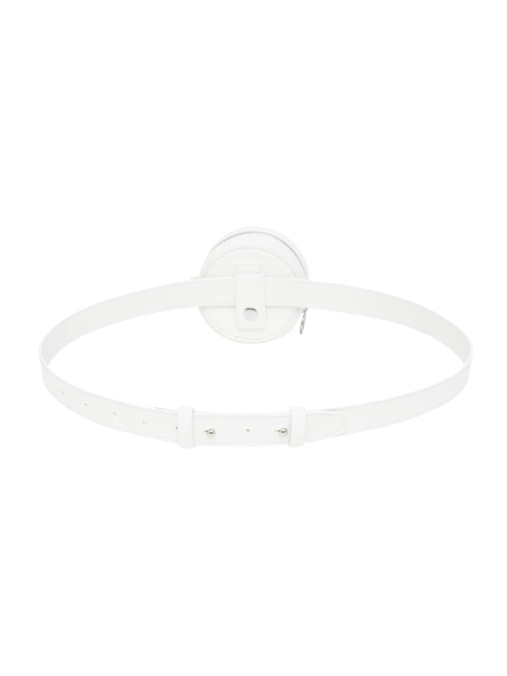 Piv'vee Pouch Bag-White&Sliver