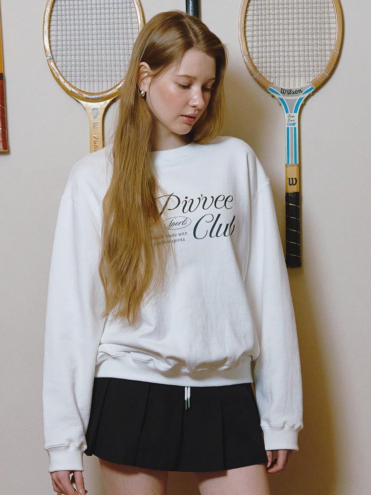 Piv‘vee Preppy String Pleated Skirt-Beige