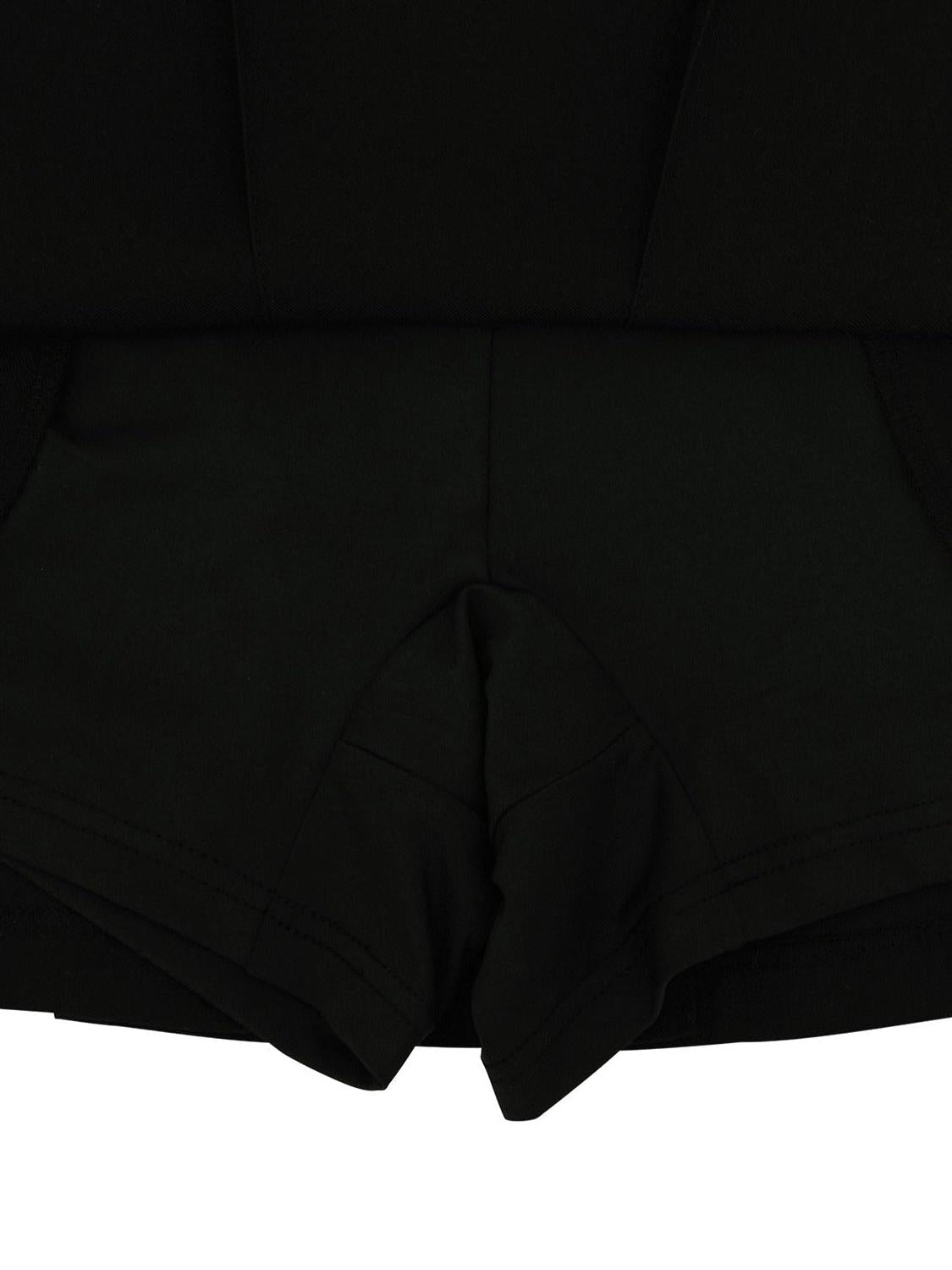 Piv‘vee Preppy String Pleated Skirt-Beige