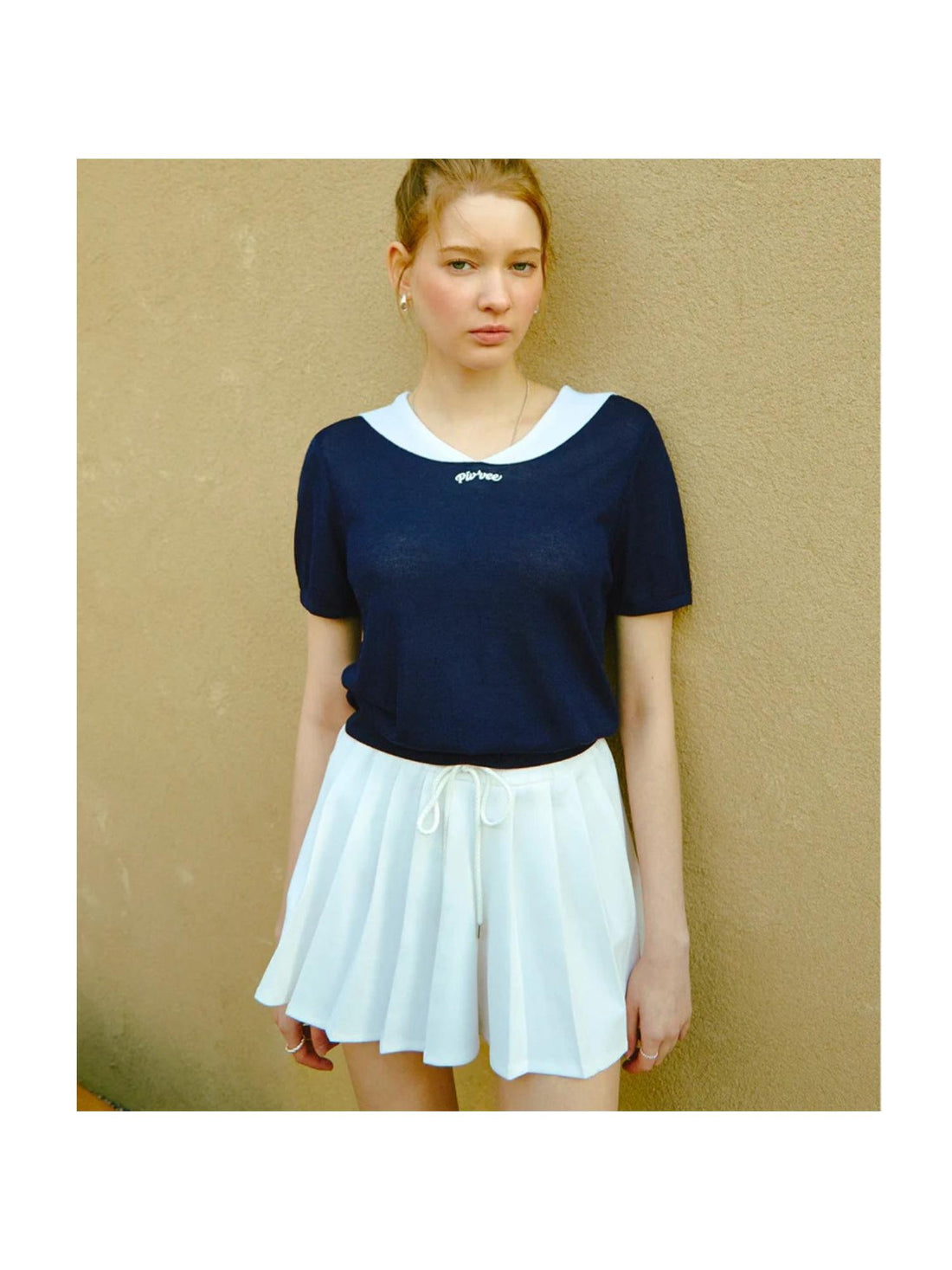 Piv'vee Sailor Short Sleeve Knit Top - 2 Colors