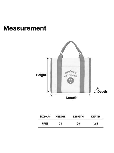 Piv'vee Sports Club Tote Bag—Ocean Navy