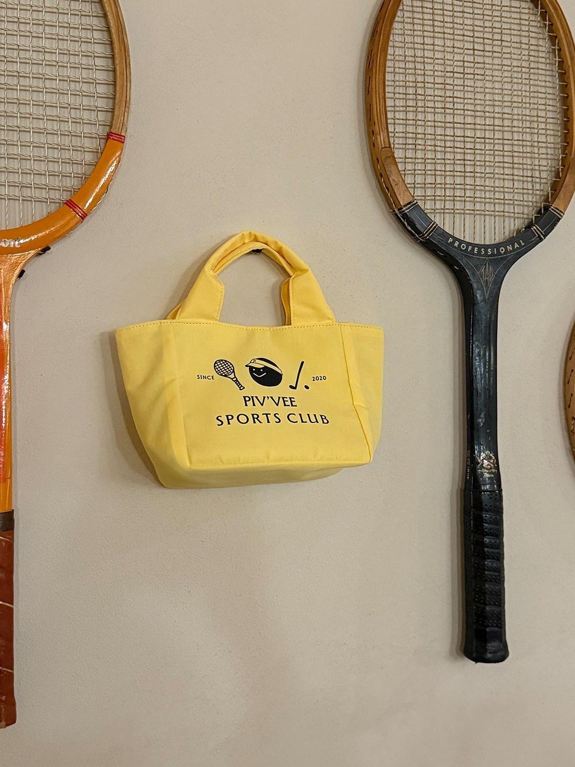 Piv‘vee Sports Mini Tote Bag -Mist Yellow